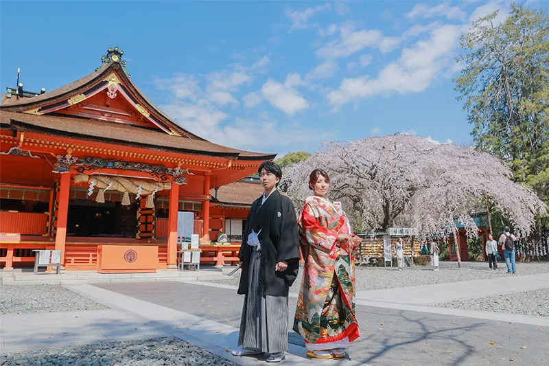 Fuji Shrine photo wedding 1