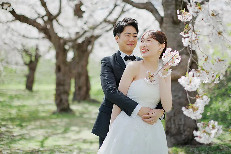 Goryokaku Park photo wedding 7