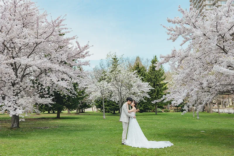 Nakajima Park photo wedding 1