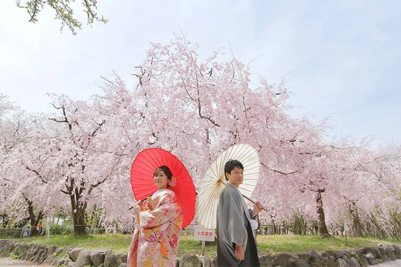 Shonai Ryokuchi Park photo wedding 1