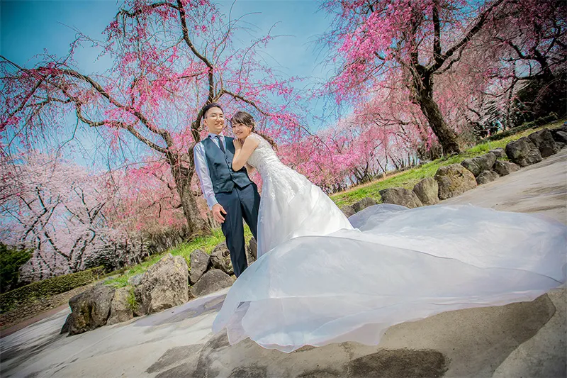 Shonai Ryokuchi Park photo wedding 3