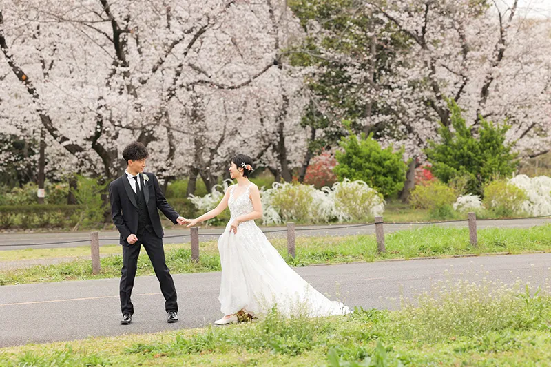 Shonai Ryokuchi Park photo wedding 5