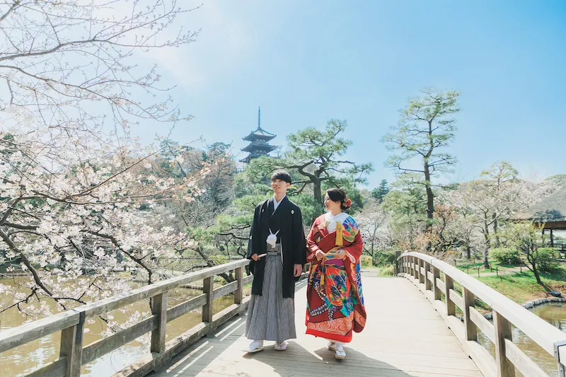 Sankeien Garden photo wedding 1