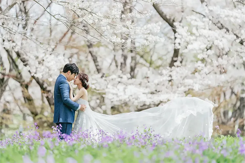 Showa Kinen Park photo wedding 2