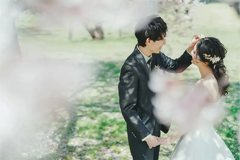 Showa Kinen Park photo wedding 3