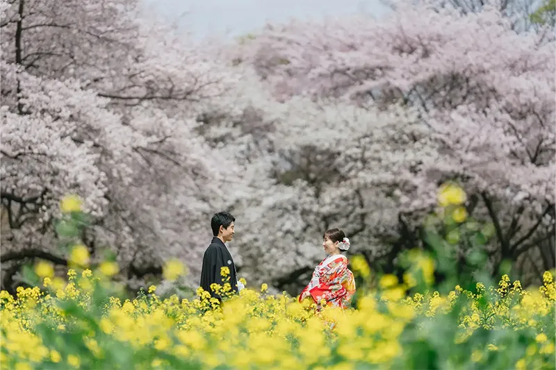 Showa Kinen Park photo wedding 7