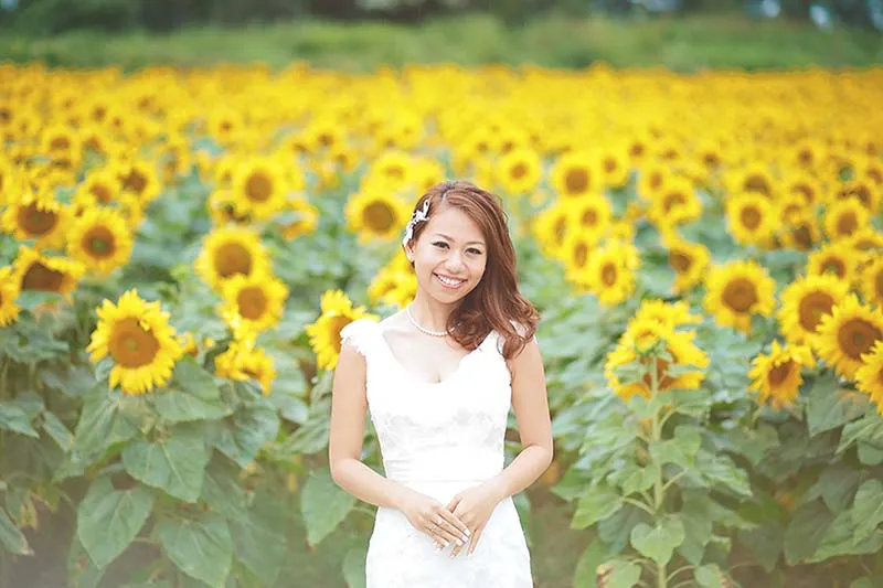 Shikisai-no-Oka photo wedding 2