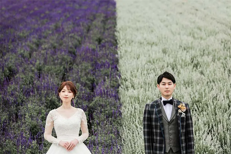 Shikisai-no-Oka photo wedding 5