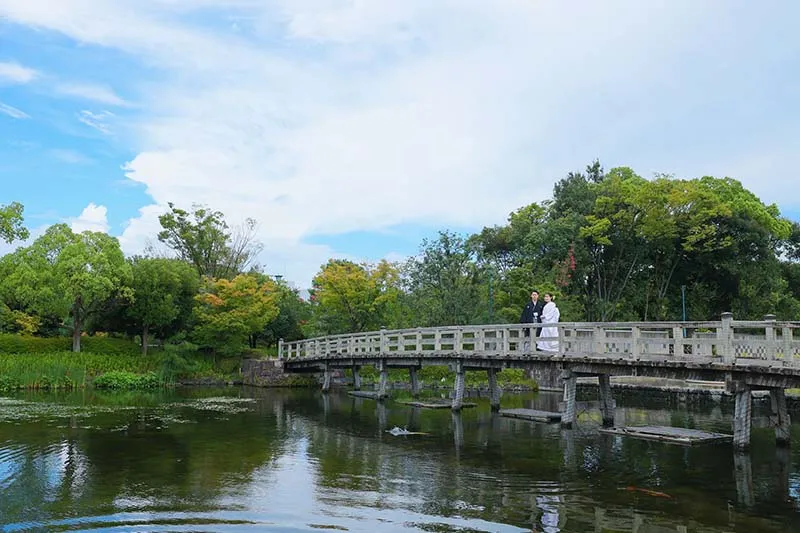 Shiratori Japanese Garden photo wedding 6