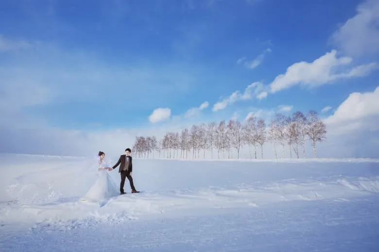 Hokkaido photo wedding 1