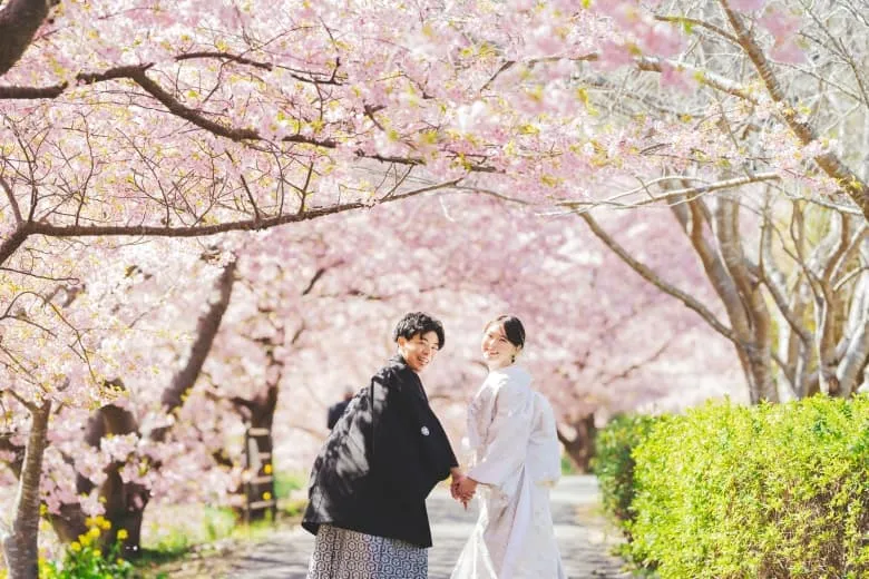 Izu Kawazu Sakura photo wedding 2