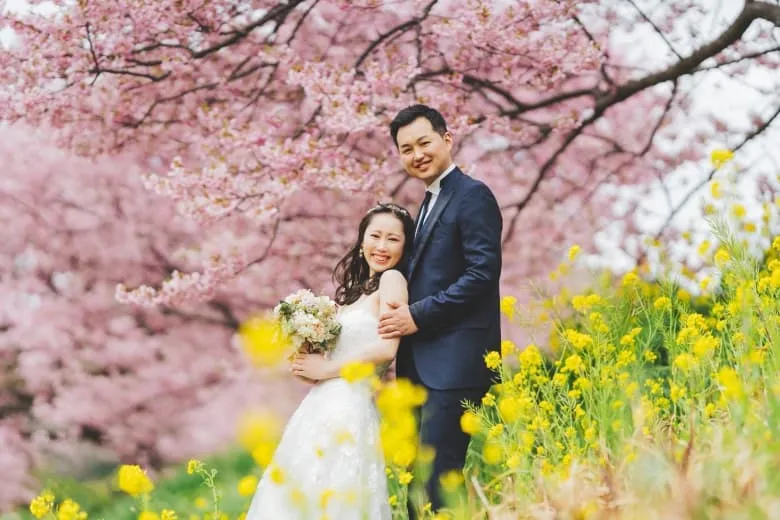 Izu Kawazu Sakura photo wedding 3