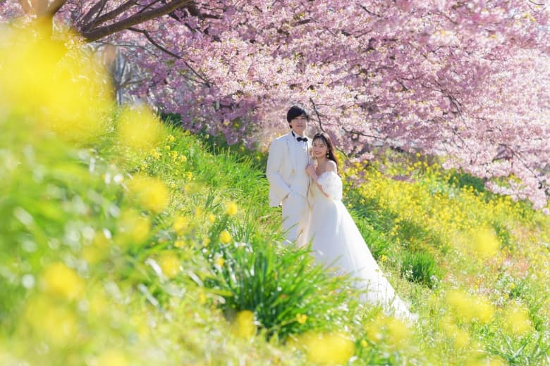 Izu Kawazu Sakura photo wedding 7