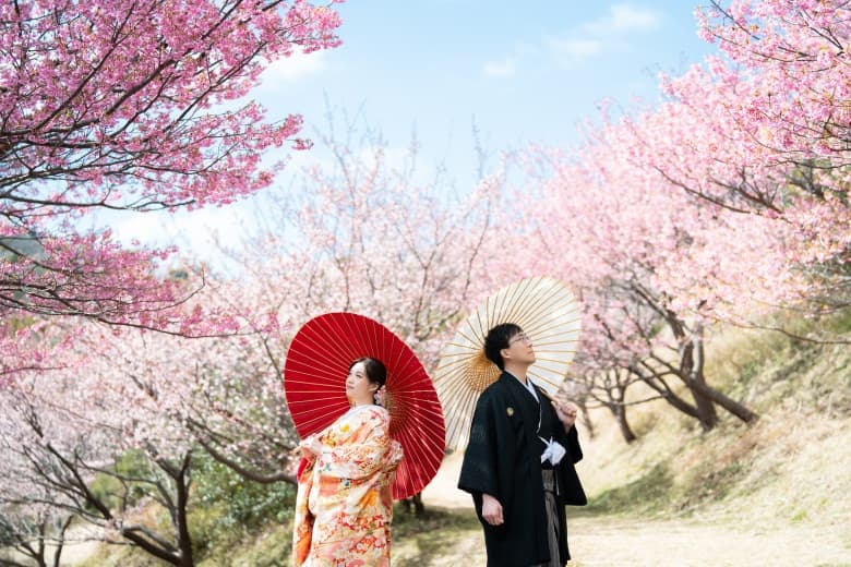 Izu Kawazu Sakura photo wedding 8