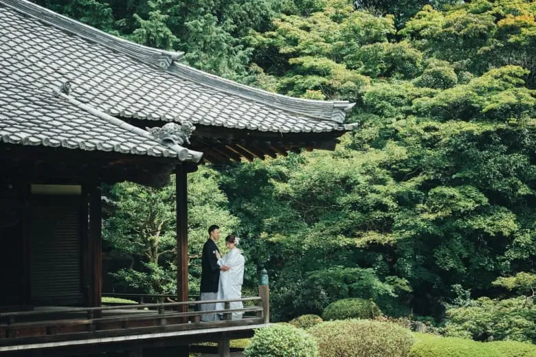 Zuishin-in temple photo wedding 1