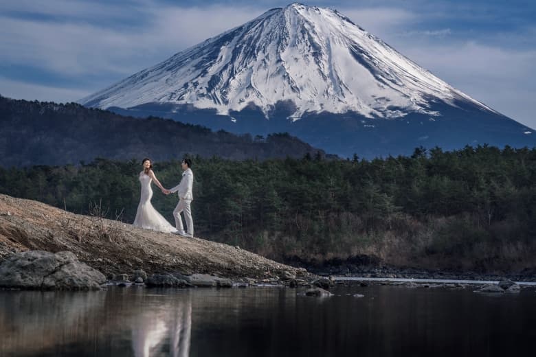 Mt.Fuji photo wedding 1