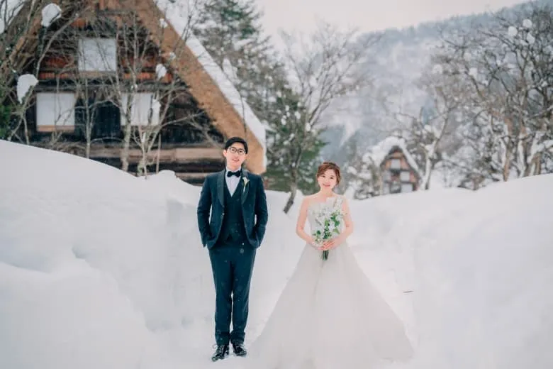 Shirakawa-go photo wedding 1