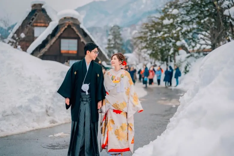 Shirakawa-go photo wedding 5