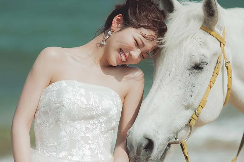 Hanasajiki Flower Field photo wedding 5