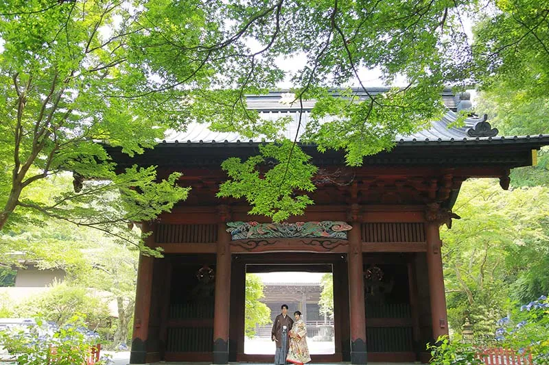 Myohonji Temple photo wedding 1