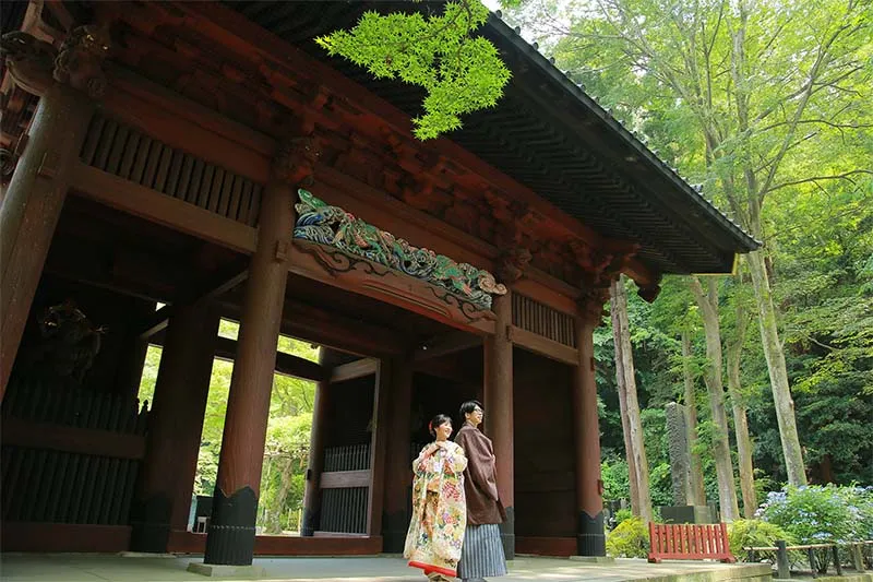 Myohonji Temple photo wedding 7