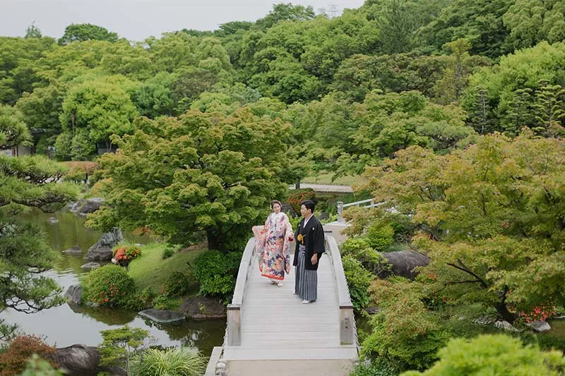 Daisen Japanese Garden photo wedding 1