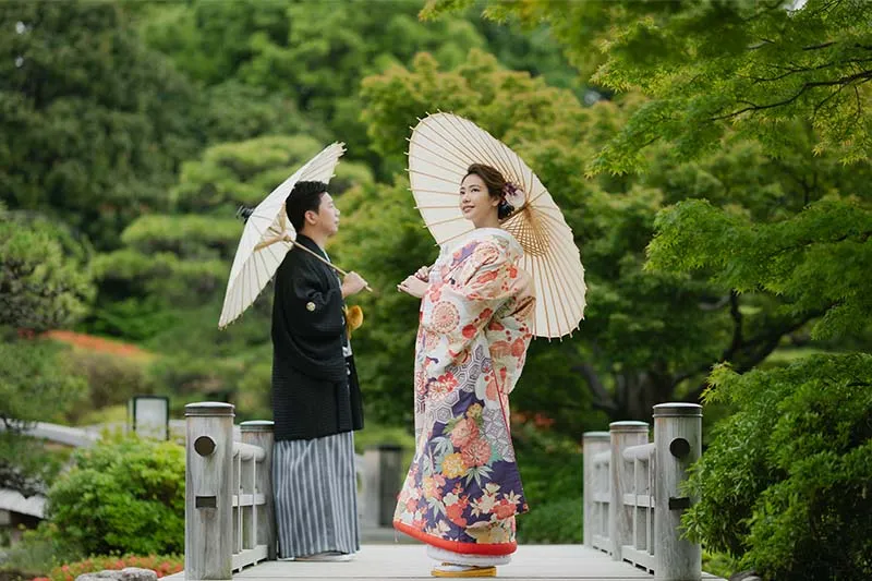 Daisen Japanese Garden photo wedding 2