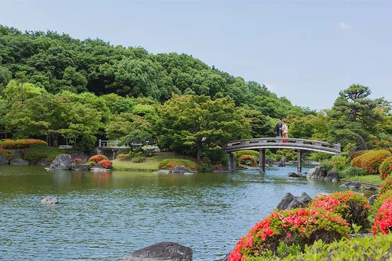 Daisen Japanese Garden photo wedding 3