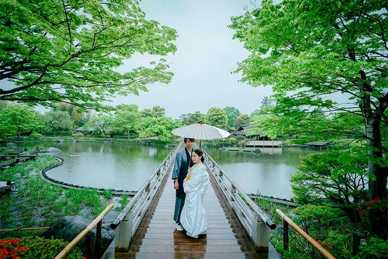 Showa Memorial Park photo wedding 2