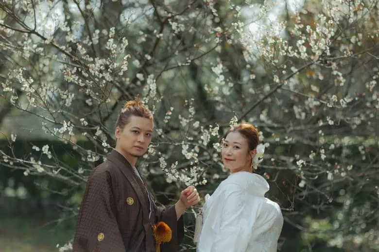 Daikaku-ji temple photo wedding 2