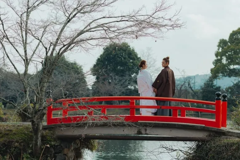 Daikaku-ji temple photo wedding 4