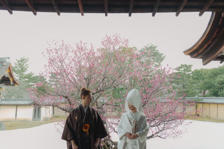 Daikaku-ji temple photo wedding 6