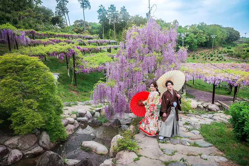 Kazahaya-no-Sato Garden photo wedding 2