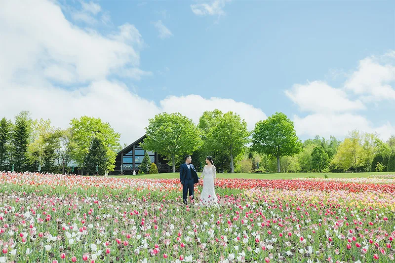 Takino Suzuran Hillside Park photo wedding 2