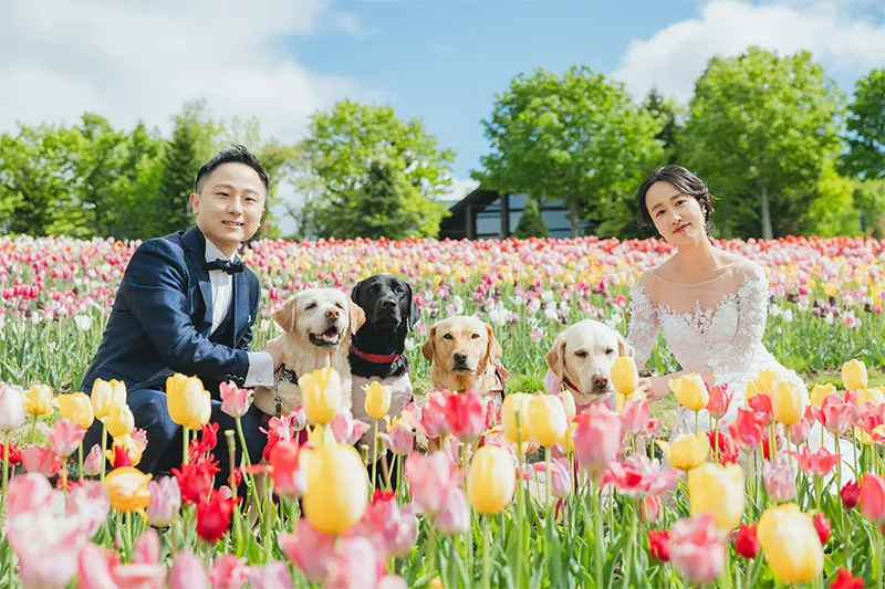 Takino Suzuran Hillside Park photo wedding 3