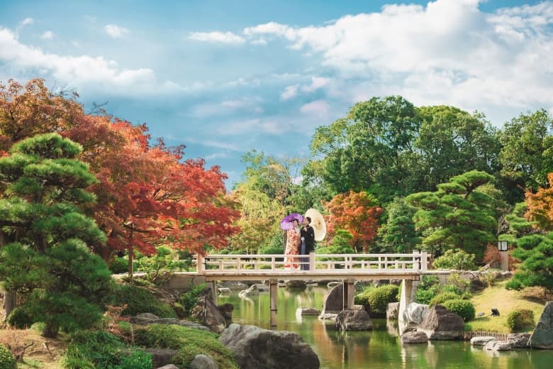 Daisen Japanese Garden photo wedding 2
