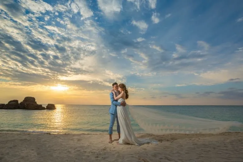 Okinawa Beach photo wedding 2