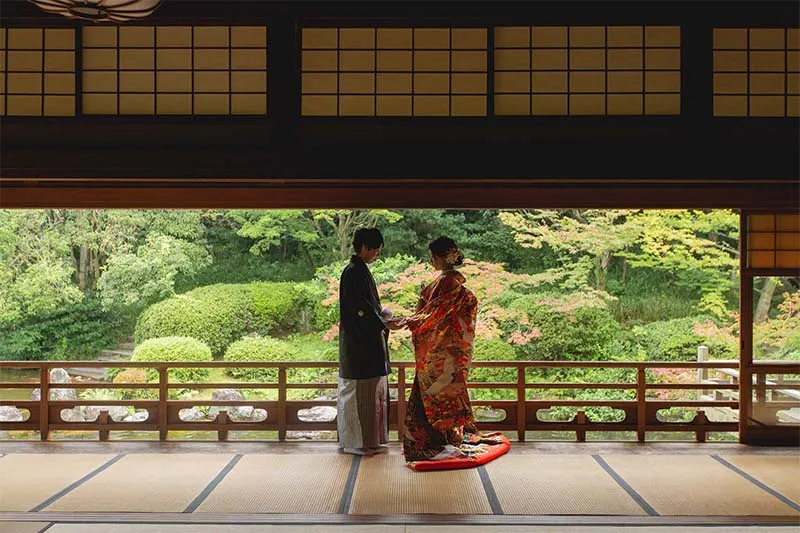 Yusentei Japanese Garden photo wedding 3